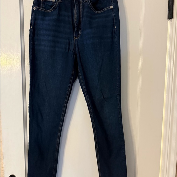 Rag & Bone Deep Indigo Nina High-Rise Ankle Skinny Jeans